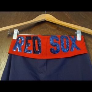 VS PINK Boston Red Sox Bling Yoga Pants NEW